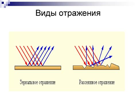 Отражение света во время рассвета