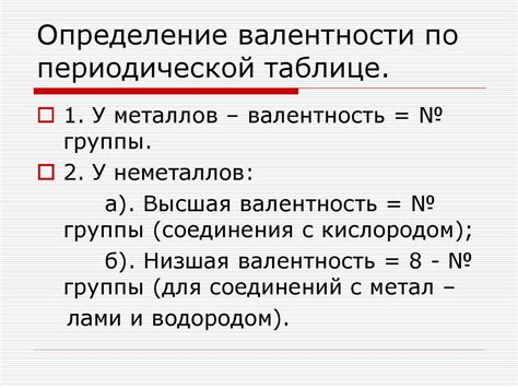 Отсутствие валентности в ионных соединениях