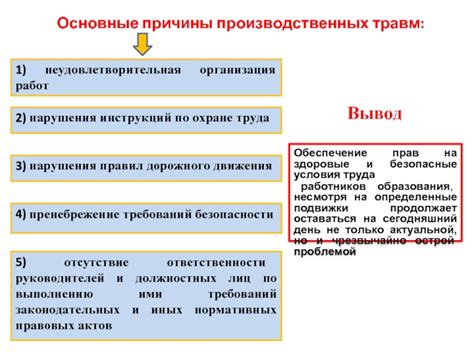 Отсутствие законодательных требований