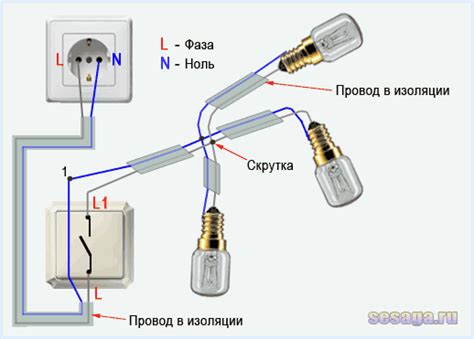 Оформление шнура и выключателя мокка лампы