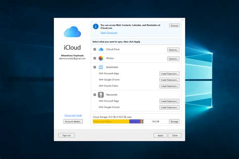 Ошибка при обновлении iCloud