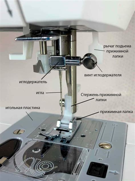 Первый шаг при настройке швейной машины