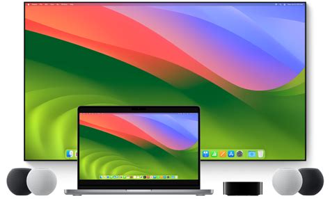 Передача видео и аудио с MacBook на Apple TV через AirPlay