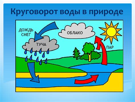 Перемещение воды в природе: круговорот воды