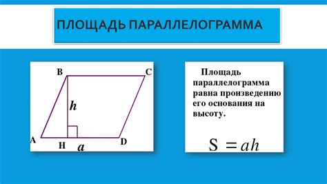 Площадь параллелограмма