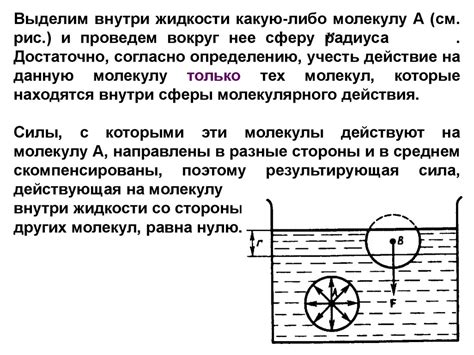 Поверхностное натяжение и физические свойства жидкости