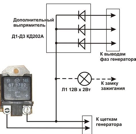 Повреждение регулятора напряжения