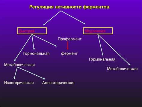 Повышение активности ферментов