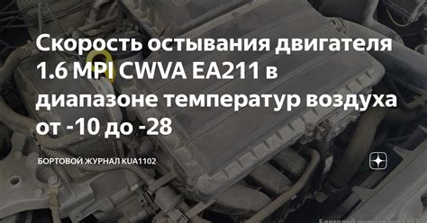 Подготовка двигателя и ожидание остывания