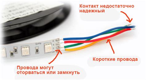 Подготовка к подключению LED ленты