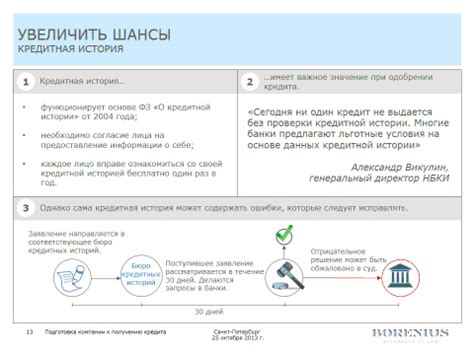 Подготовка к получению кредита