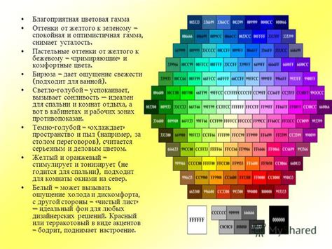 Подготовка к работе: подбор цветовой гаммы