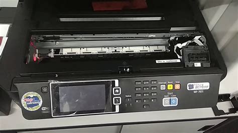 Подготовка к сбросу СНПЧ Epson WF7610