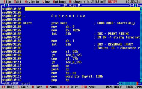 Подготовка к установке TASM на MS-DOS