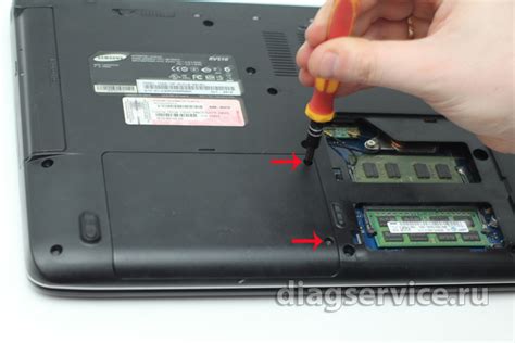 Подготовка ноутбука Samsung RV510 к установке SSD