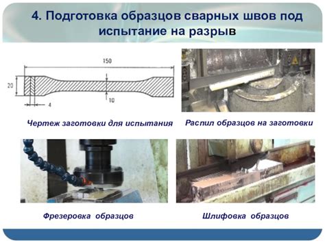 Подготовка образцов для проверки