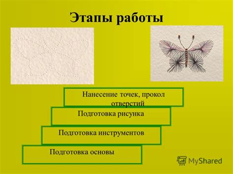 Подготовка рисовательных инструментов