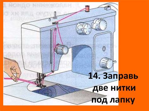 Подготовка швейной машинки Comfort к работе