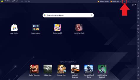 Подготовка эмулятора BlueStacks 5