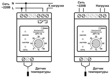 Подключение и настройка термодатчика