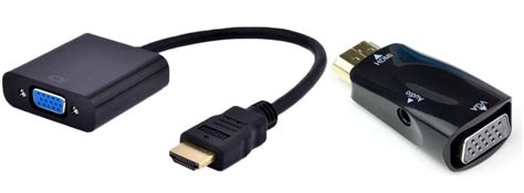 Подключение переходника VGA HDMI