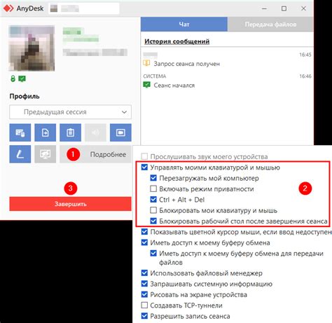 Подключение пользователя через AnyDesk