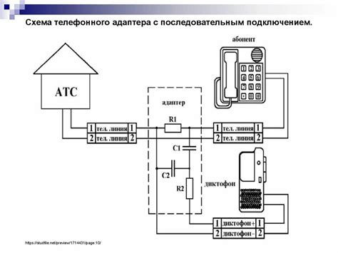 Подключение проводов телефона к главной телефонной линии