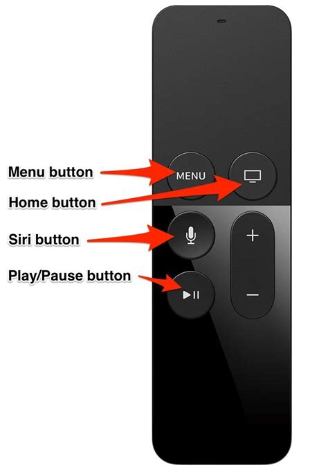 Подключение пульта к Apple TV: