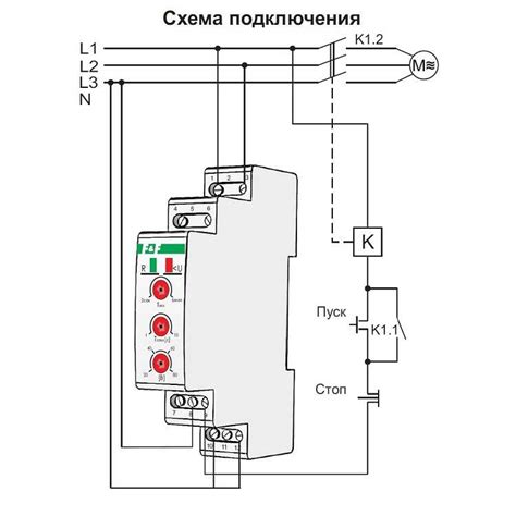 Подключение реле контроля фаз тарков