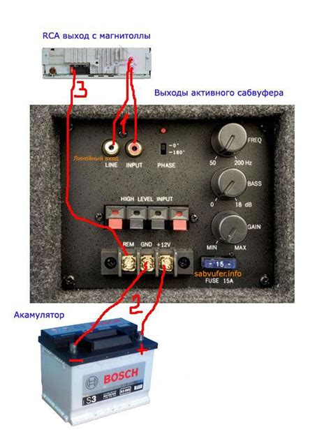 Подключение сабвуфера к магнитоле Kenwood 306