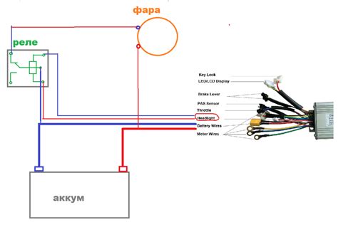 Подключение фары к электросети мотоблока
