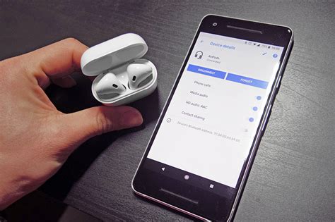 Подключение AirPods к устройствам на Android