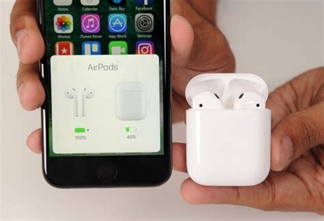 Подключение AirPods к iPad