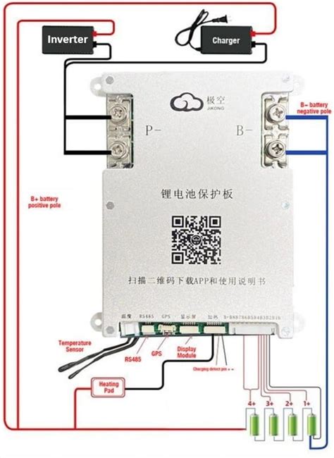 Подключение BMS 4S LiFePO4