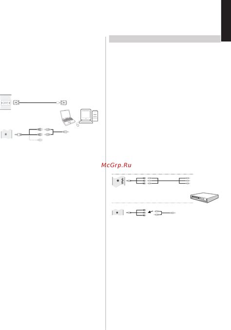 Подключение DVD к телевизору Toshiba с помощью композитных аудио/видео кабелей