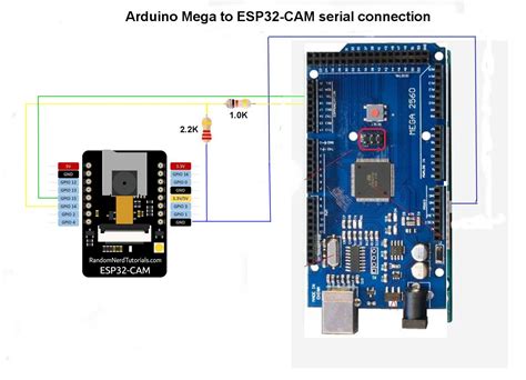 Подключение ESP32 CAM к Arduino Uno