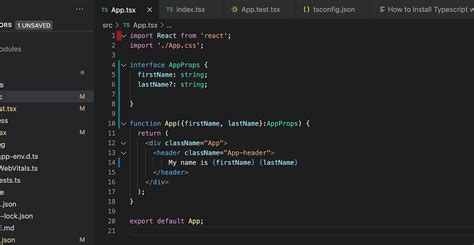 Подключение React TypeScript к проекту