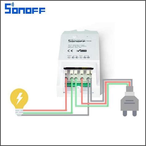 Подключение Sonoff к сети питания