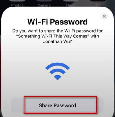 Подключите iPhone к сети Wi-Fi