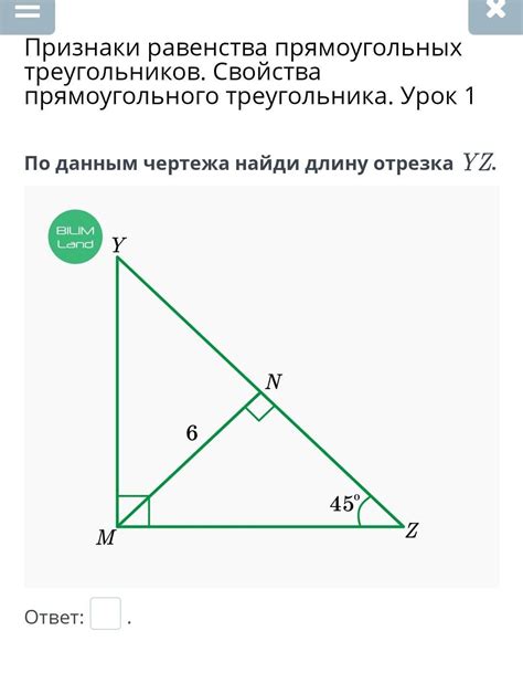 Подробное руководство по построению прямоугольного треугольника