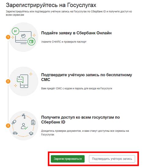 Подтверждение учетной записи и завершение регистрации