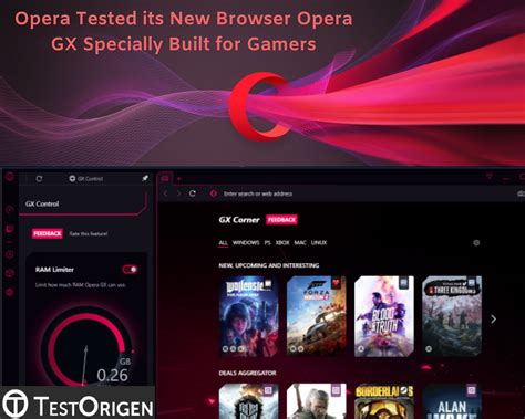 Поиск последней версии Opera GX