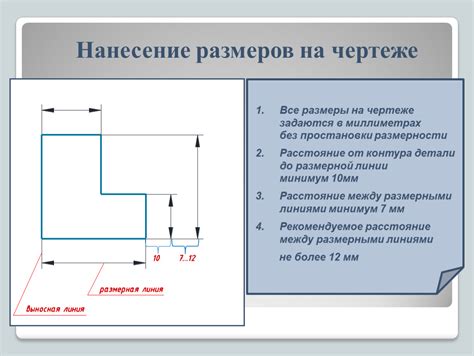 Показ размеров в миллиметрах на чертеже