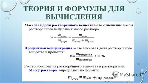 Полезные советы для вычисления массы раствора без массовой доли