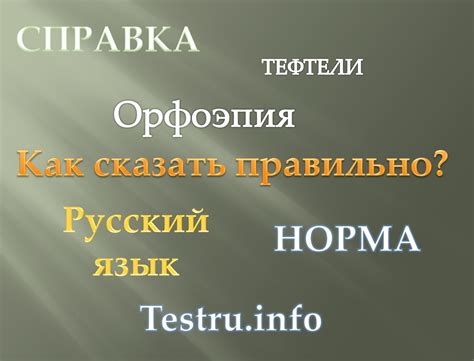 Полезные советы по постановке ударения в слове "тефтели"