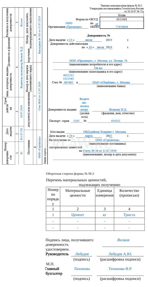 Получение решения и подписание документов