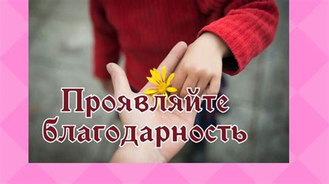 Помогите другим и проявляйте благодарность