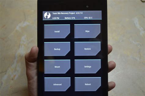 Понятие и назначение TWRP Recovery