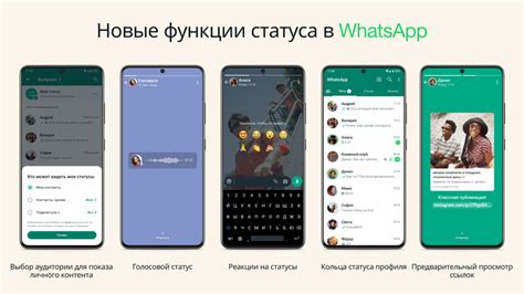 Популярные дополнительные функции WhatsApp: статусы, аудио и фото