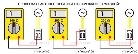 Последовательность действий при проверке реле регулятора генератора мультиметром